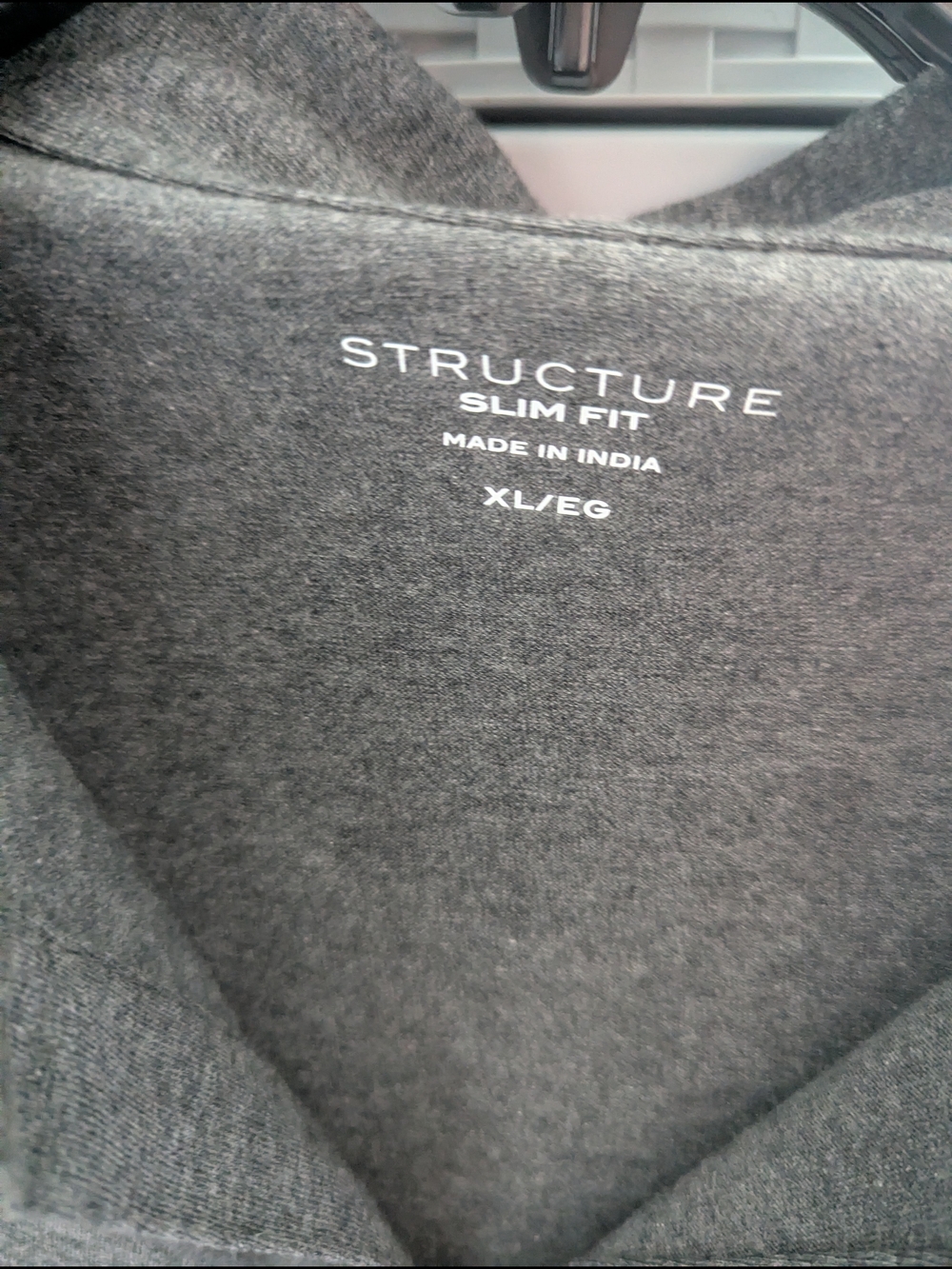 Structure Men's Dark Gray Polo Shirt - Picture 2 of 3